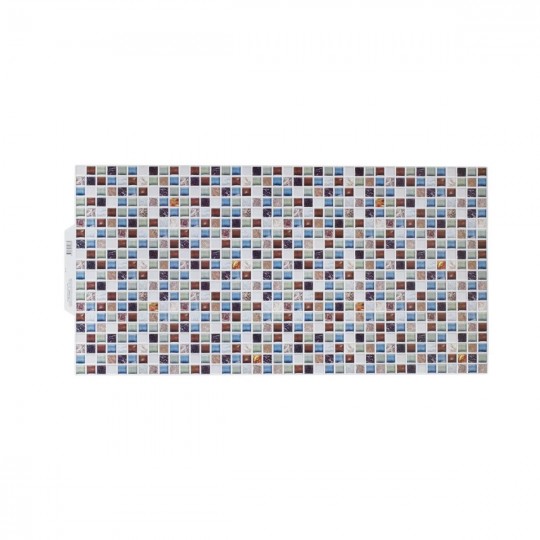 PVC-vægpanel Blå mosaik