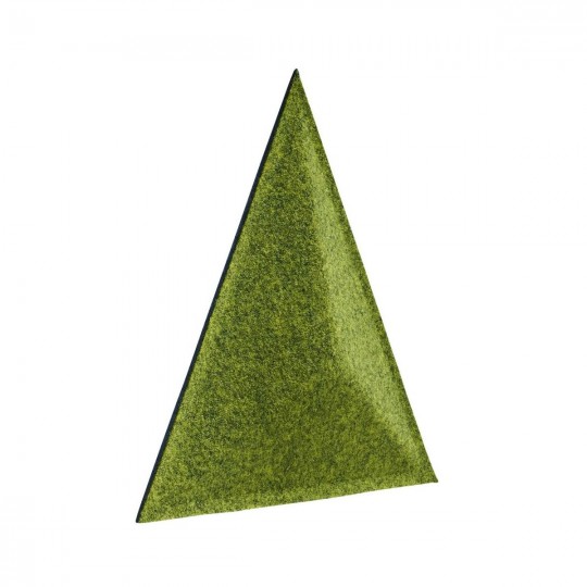 Dekorativt akustisk panel Konveks trekant Olive