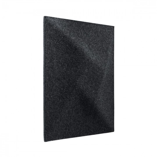 Dekorativt akustisk panel Konveks firkantet lille sort