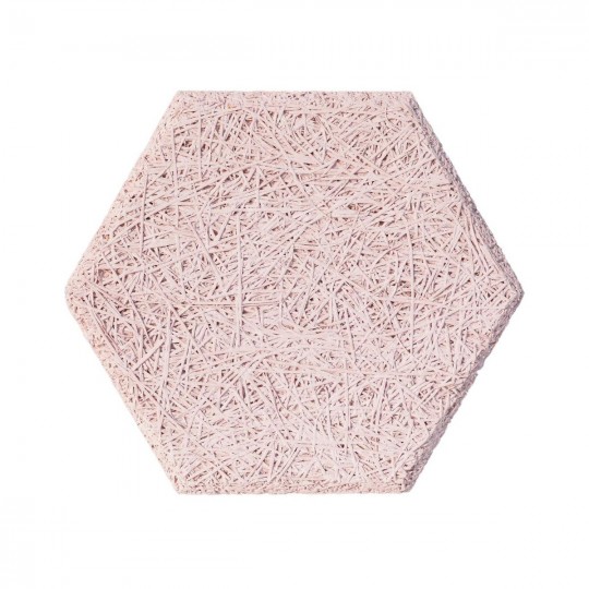 Hexagon Pink dekorativt akustisk panel