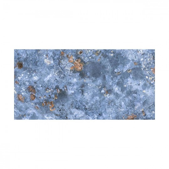 Glaserede polerede fliser Nebula Blue 59,5 x 119,5 Euroceramika