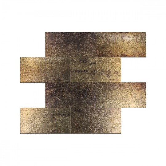 PVC Metal Gold Flow dekorativt selvklæbende vægpanel