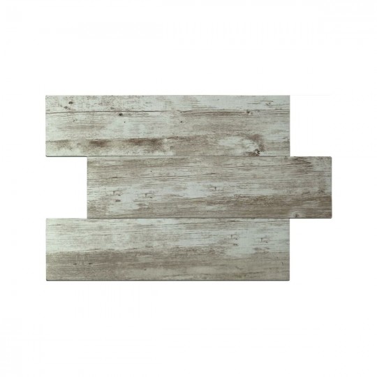 White Wood Flow dekorativ PVC selvklæbende vægpanel