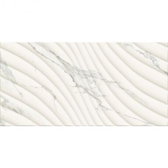 Glasur Carina Bianco Structure 30 x 60 Ceramika Paradyż