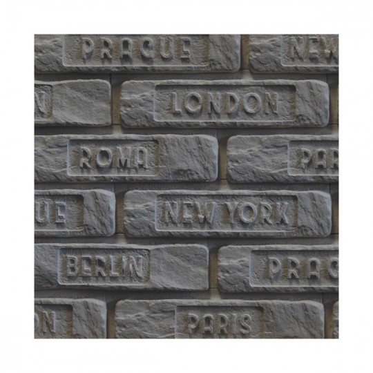 Dekorativ gipssten Tourmaline Graphite Harvard City 27 x 6,8 cm 0,22m2 Maxstone